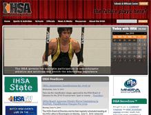 Tablet Screenshot of ihsa.org